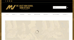 Desktop Screenshot of mjbandofgold.com