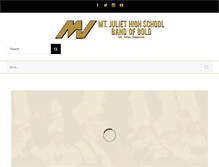 Tablet Screenshot of mjbandofgold.com